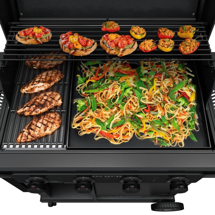 Charbroil Char Broil Pro Series 4-Burner Gas Grill with Side Burner 463281024 Barbecue Finished - Gas 47362328106