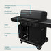 Charbroil Char Broil Pro Series 4-Burner Gas Grill with Side Burner 463281024 Barbecue Finished - Gas 47362328106