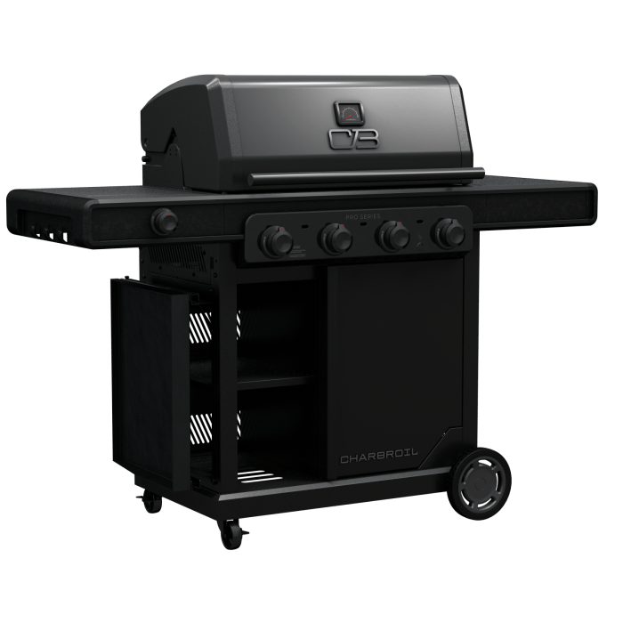 Charbroil Char Broil Pro Series 4-Burner Gas Grill with Side Burner 463281024 Barbecue Finished - Gas 47362328106