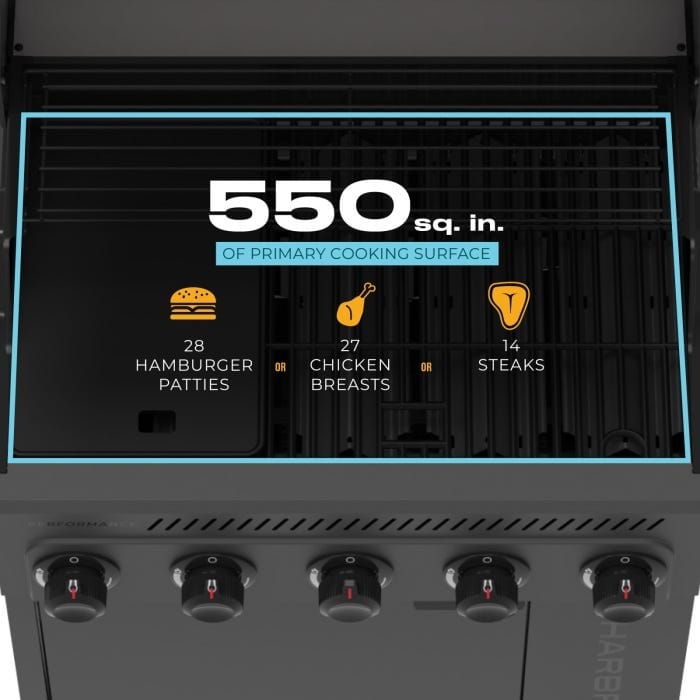 Charbroil Char Broil Versa-Tile 28" 3-Burner All-in-one Cooking Station 466217525 Barbecue Finished - Gas 47362621757