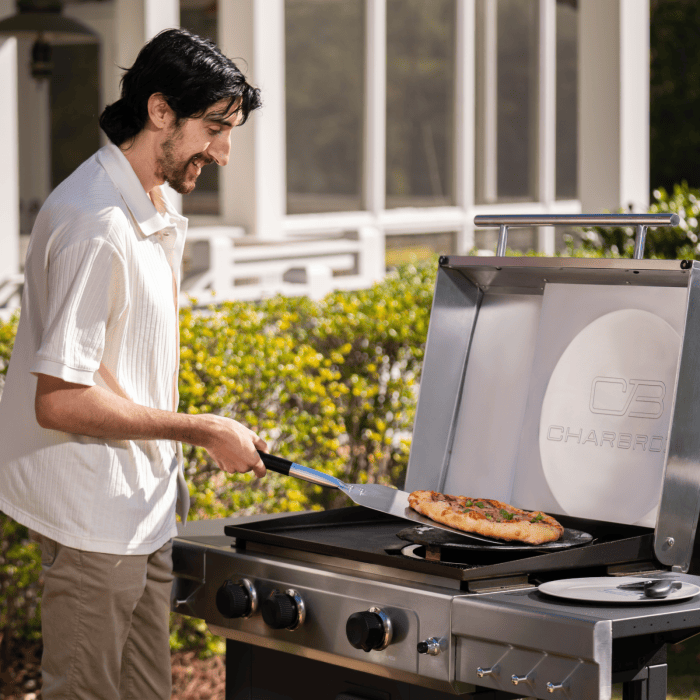 Charbroil Char Broil Versa-Tile 28" 3-Burner All-in-one Cooking Station 466217525 Barbecue Finished - Gas 47362621757