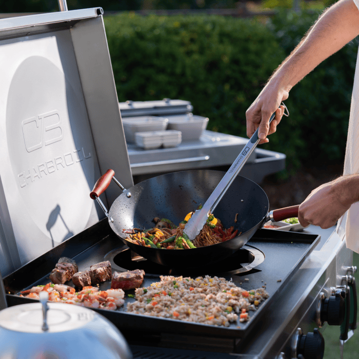 Charbroil Char Broil Versa-Tile 28" 3-Burner All-in-one Cooking Station 466217525 Barbecue Finished - Gas 47362621757
