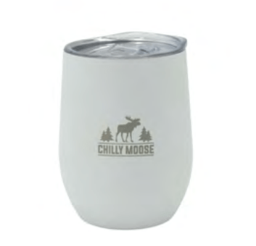 Chilly Moose Chilly Moose BoatHouse Tumbler (12 oz.) Frost White DWBHFW12 Outdoor Finished 665270195292