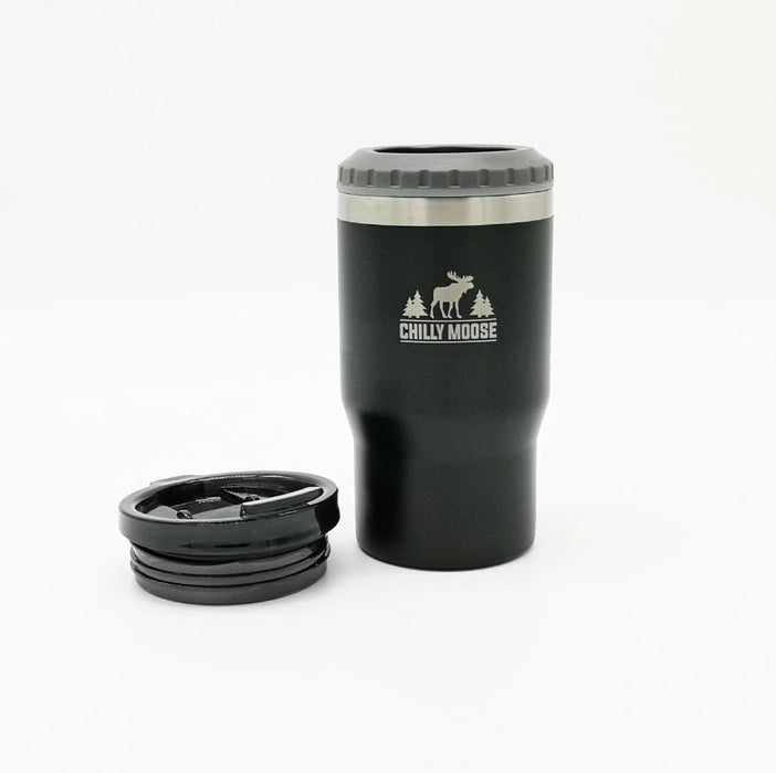 Chilly Moose Chilly Moose Brent Quad Insulator & Tumbler (14 oz.) Black DWINSBL14 Outdoor Finished 619843127425