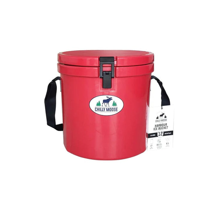 Chilly Moose Chilly Moose Harbour Ice Bucket (12L / .42 Cu. Ft.) Canoe Red CRCR12 Outdoor Finished 619843127913