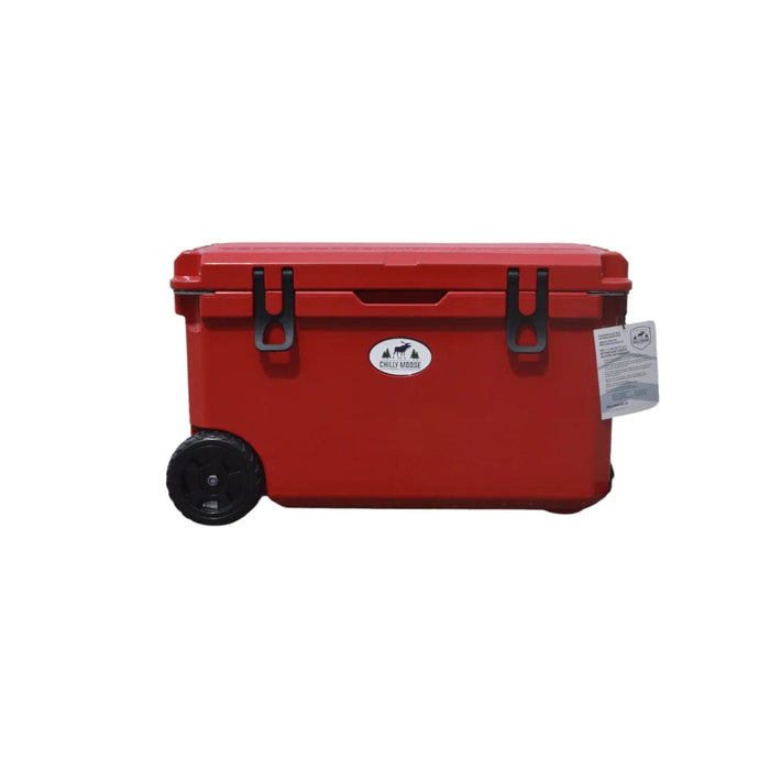 Chilly Moose Chilly Moose Ice Box Wheeled Explorer (55L) Canoe Red CRCR55W Outdoor Finished 665270045634
