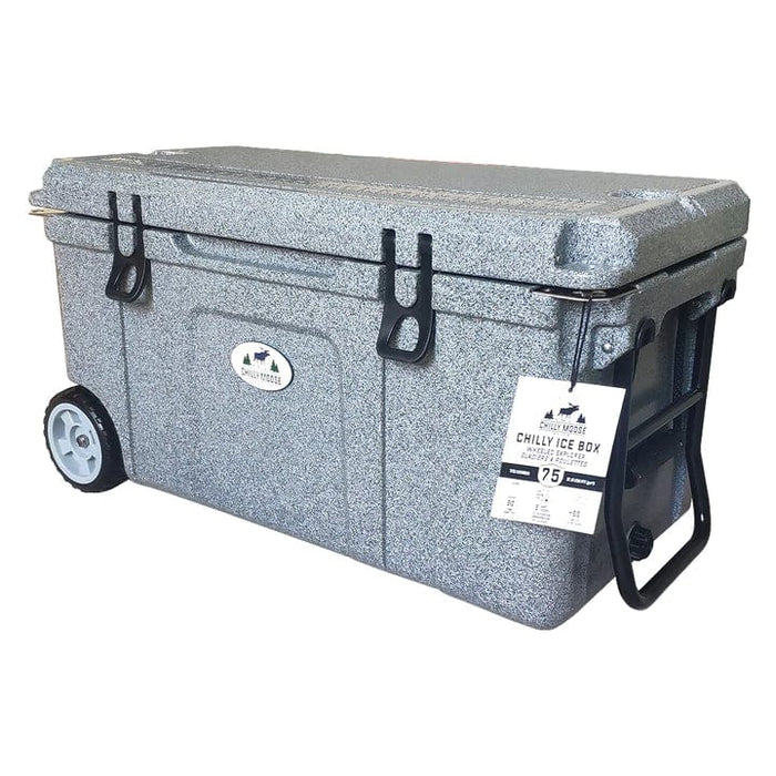 Chilly Moose Chilly Moose Ice Box Wheeled Explorer (75L / 2.6 Cu. Ft.) Limestone CRLS75W Outdoor Finished