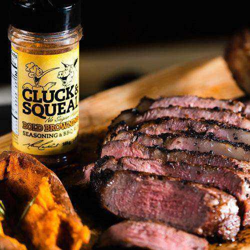 Cluck & Squeal Cluck & Squeal BBQ Rub - Bold Browning Bold and Brown CLUCKBEEF Barbecue Accessories