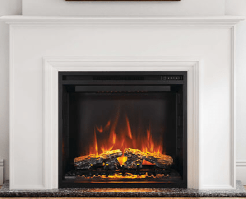 Continental Fireplaces Continental CEFB36H-BS Electric Fireplace Insert CEFB36H-BS-1 Fireplace Finished - Electric