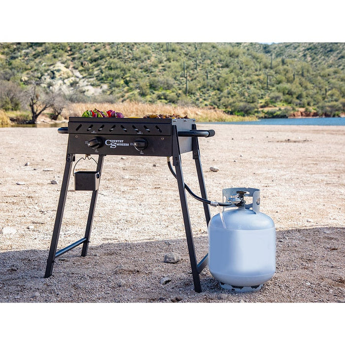 Country Smokers Country Smokers 2-Burner Griddle 10666 Barbecue Finished - Gas 684678106662