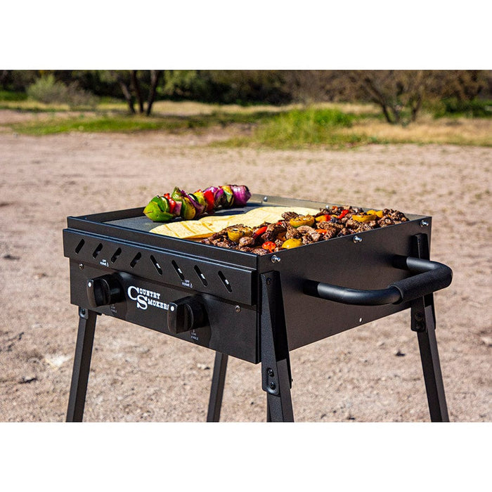Country Smokers Country Smokers 2-Burner Griddle 10666 Barbecue Finished - Gas 684678106662