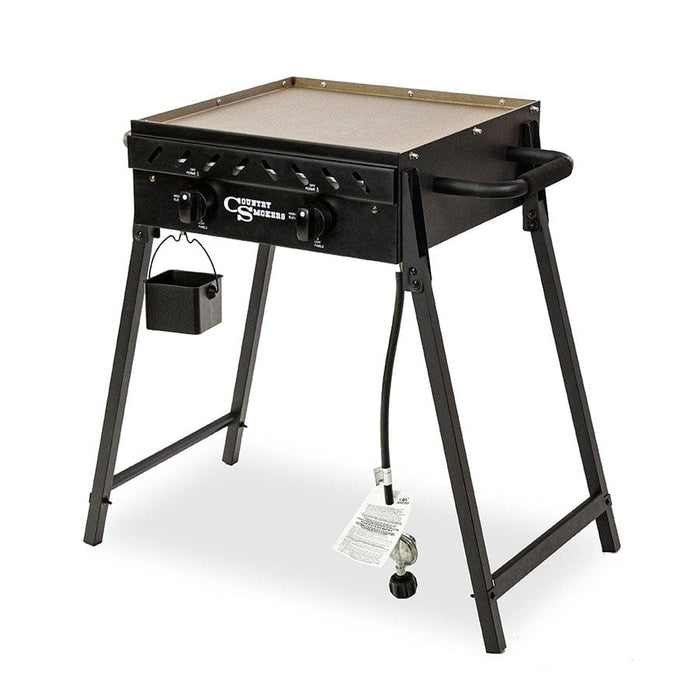 Country Smokers Country Smokers 2-Burner Griddle 10666 Barbecue Finished - Gas 684678106662