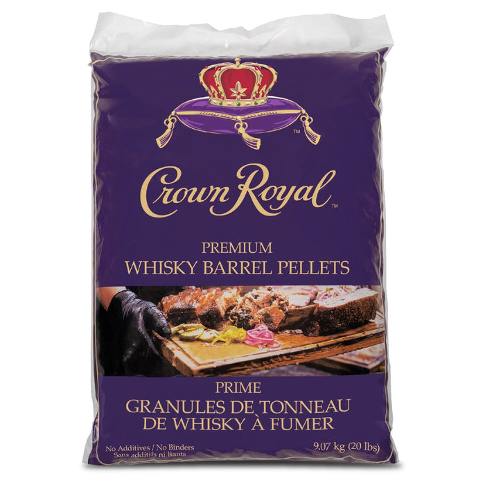 Crown Royal Crown Royal Premium Whiskey Barrel Pellets (20 lb.) - GBG-CRPELLET GBG-CRPELLET Barbecue Accessories - Pellet 628176523101
