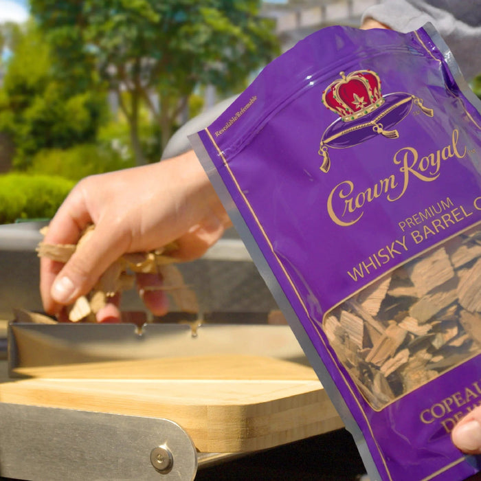 Crown Royal Crown Royal Premium Whisky Barrel Chips (180 cu. in.) - GBG-CRCHIP GBG-CRCHIP Barbecue Accessories - Pellet 628176523118