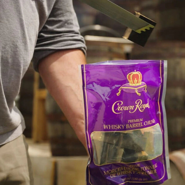 Crown Royal Crown Royal Premium Whisky Barrel Chunks (180 cu. in.) - GBG-CRCHUNK GBG-CRCHUNK Barbecue Accessories - Pellet 628176523125