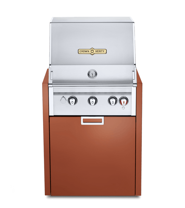 Crown Verity Crown Verity 24" Infinite Series Modular Grill Propane / Red Rock Sandstone IGM24LPRR Barbecue Parts