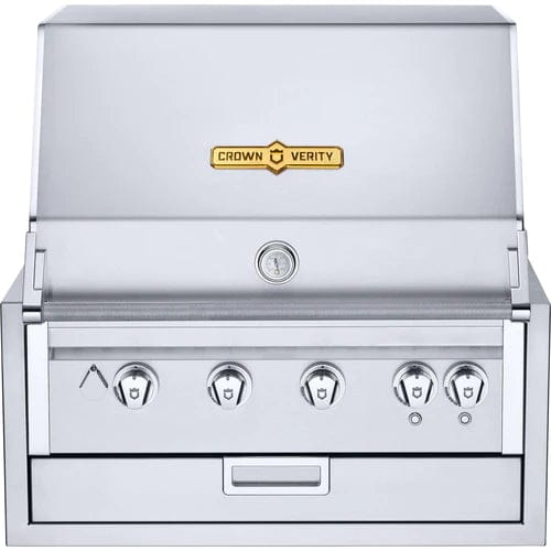 Crown Verity Crown Verity 30" Infinite Built-in Gas Grill with Dome & Light Package Barbecue Finished - Gas