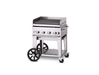 Crown Verity Crown Verity 30" Mobile Griddle Barbecue Finished - Gas