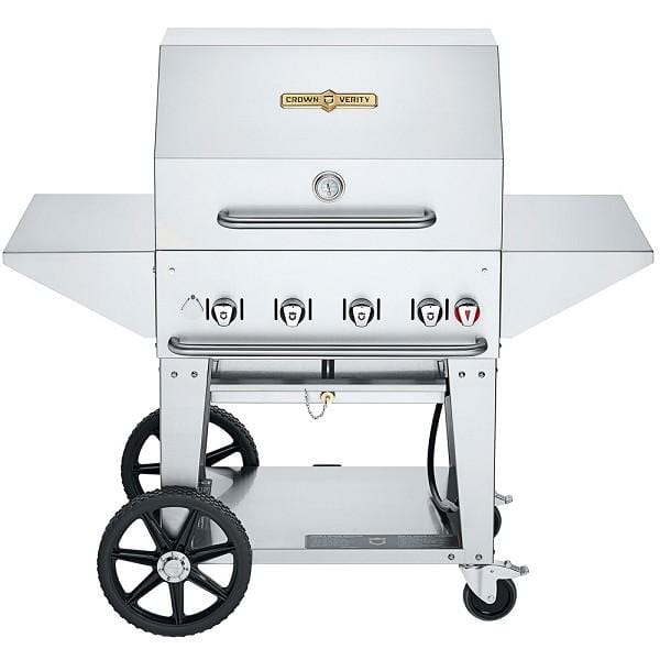Crown Verity Crown Verity 30" Mobile Grill Pro + RollDome Package Propane CV-MCB-30PRO Barbecue Finished - Gas