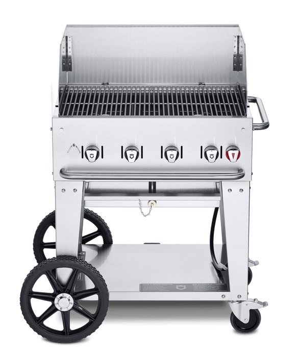 Crown Verity Crown Verity 30" Mobile Grill + Wind Guard Barbecue Finished - Gas