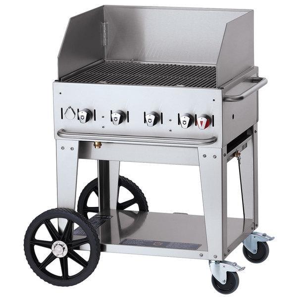 Crown Verity Crown Verity 30" Mobile Grill + Wind Guard Propane CV-MCB-30WGP Barbecue Finished - Gas