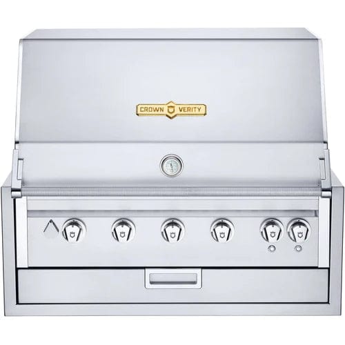 Crown Verity Crown Verity 36" Infinite Built-in Gas Grill with Dome & Light Package Barbecue Finished - Gas