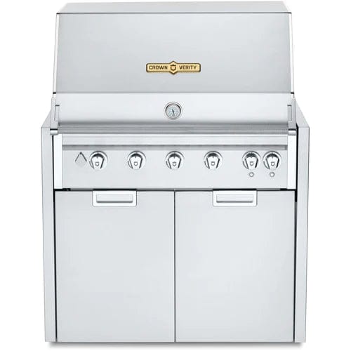 Crown Verity Crown Verity 36" Infinite Modular Gas Grill with Light Package& Propane Tank Holder Barbecue Finished - Gas
