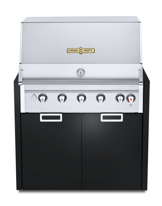 Crown Verity Crown Verity 36" Infinite Modular Gas Grill with Light Package& Propane Tank Holder Propane / Alaskan Midnight IGM36LPAM-LT Barbecue Finished - Gas