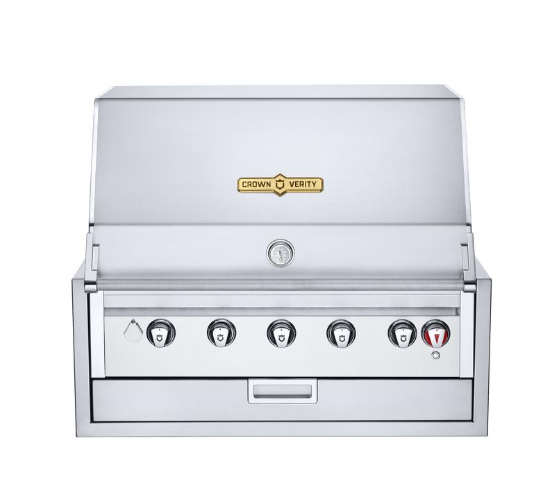 Crown Verity Crown Verity 36" Infinite Series Built-In Grill Barbecue Finished - Gas