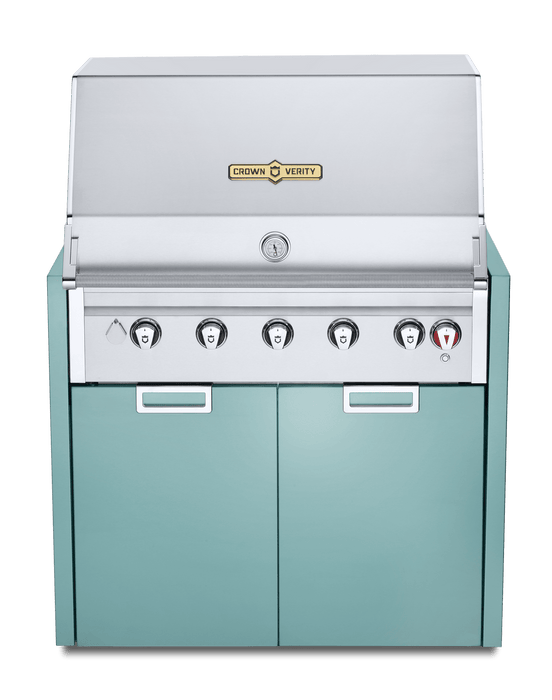 Crown Verity Crown Verity 36" Infinite Series Modular Grill Propane / Grotto Turquoise IGM36LPGT Barbecue Parts
