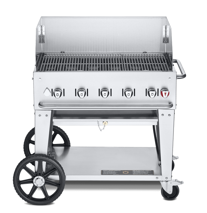 Crown Verity Crown Verity 36" Mobile Grill + WindGuard Barbecue Finished - Gas