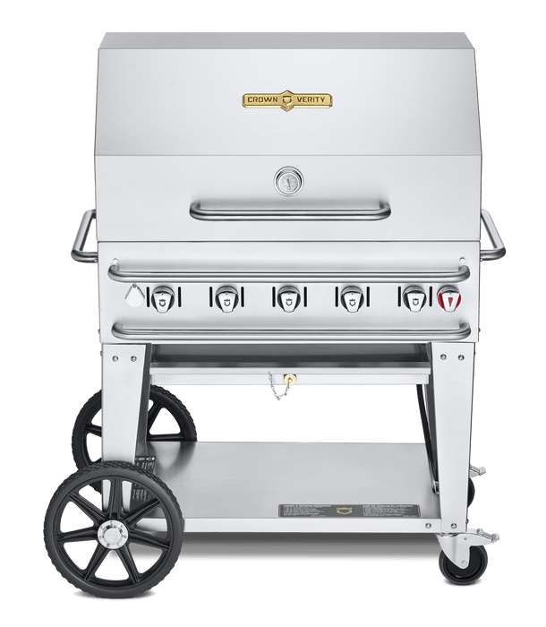 Crown Verity Crown Verity 36" Rental Gas Grill with Dome Package CV-RCB-36RDP Barbecue Finished - Gas
