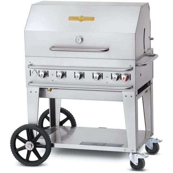 Crown Verity Crown Verity 36" Rental Gas Grill with Dome Package CV-RCB-36RDP Barbecue Finished - Gas