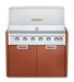 Crown Verity Crown Verity 42" Infinite Modular Gas Grill with Light Package & Propane Tank Holder Propane / Red Rock Sandstone IGM42LPRR-LT Barbecue Finished - Gas