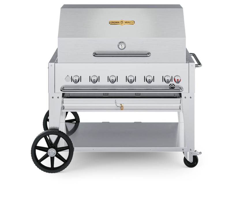 Crown Verity Crown Verity 42" Mobile Grill (Dome Package) Barbecue Finished - Gas