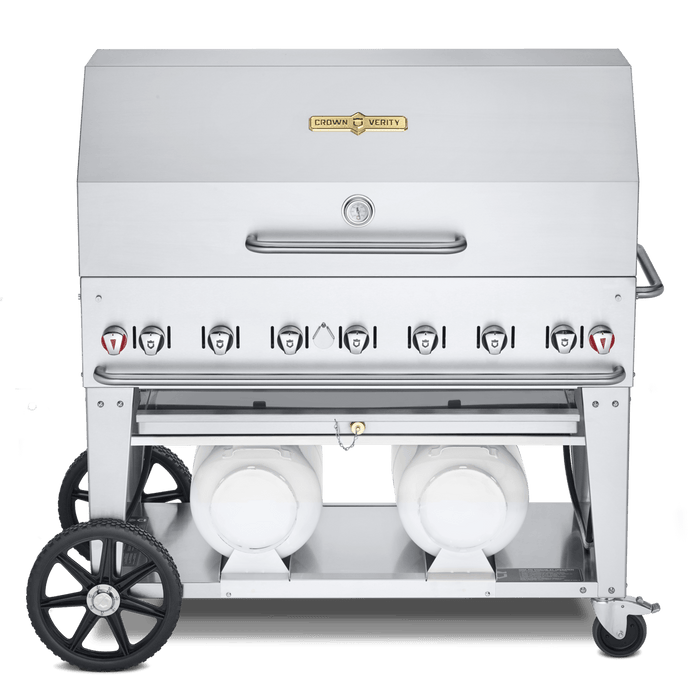 Crown Verity Crown Verity 48" Club Grill RollDome CV-CCB-48RDP Barbecue Finished - Gas