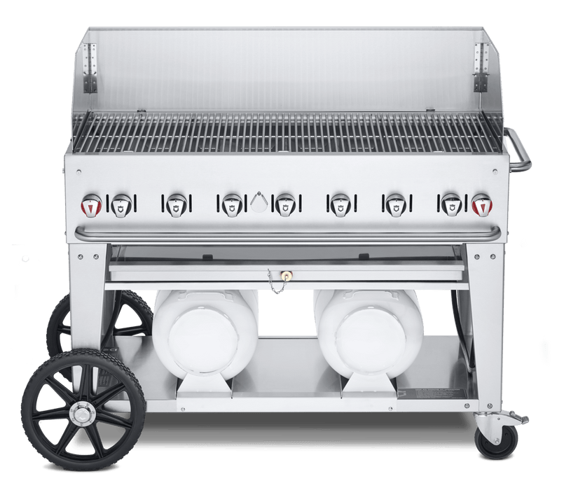 Crown Verity Crown Verity 48" Club Grill Wind Guard CV-CCB-48WGP Barbecue Finished - Gas