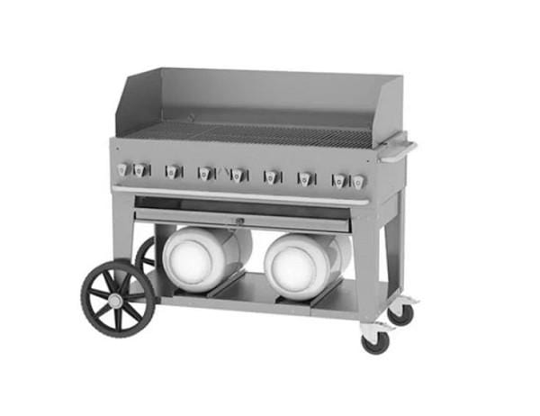 Crown Verity Crown Verity 48" Club Grill Wind Guard CV-CCB-48WGP Barbecue Finished - Gas