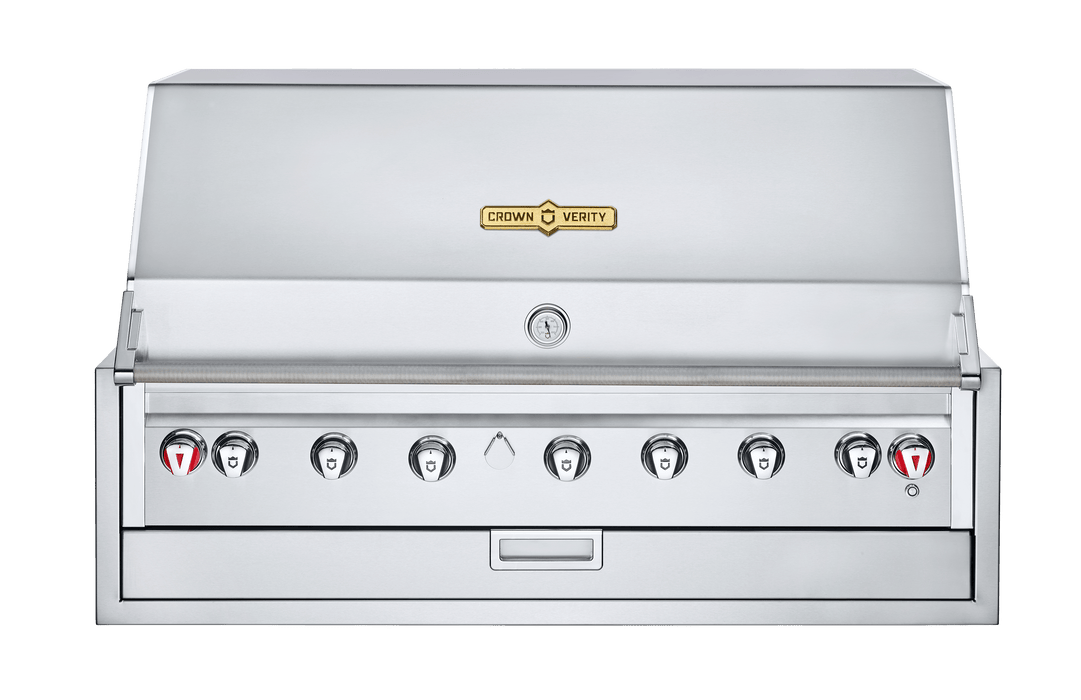 Crown Verity Crown Verity 48" Infinite Series Built-In Single Dome Grill Propane IBI48LP Barbecue Finished - Gas