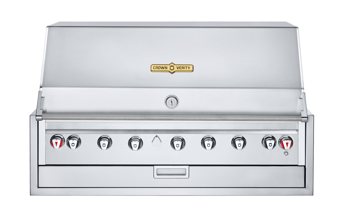 Crown Verity Crown Verity 48" Infinite Series Built-In Single Dome Grill Propane IBI48LP Barbecue Finished - Gas