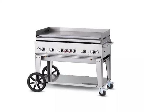 Crown Verity Crown Verity 48" Mobile Griddle Barbecue Finished - Gas