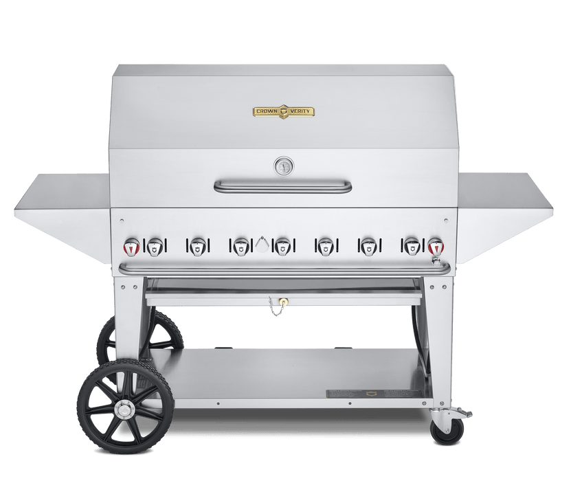 Crown Verity Crown Verity 48" Mobile Grill Pro + RollDome Package Barbecue Finished - Gas