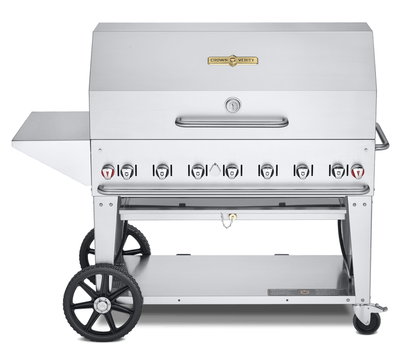 Crown Verity Crown Verity 48" Mobile Grill + RollDome Package Barbecue Finished - Gas