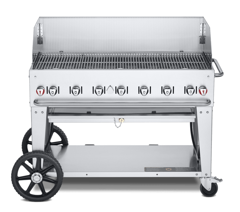 Crown Verity Crown Verity 48" Mobile Grill w/ Wind Guard Barbecue Finished - Gas