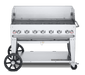 Crown Verity Crown Verity 48" Mobile Grill w/ Wind Guard Barbecue Finished - Gas