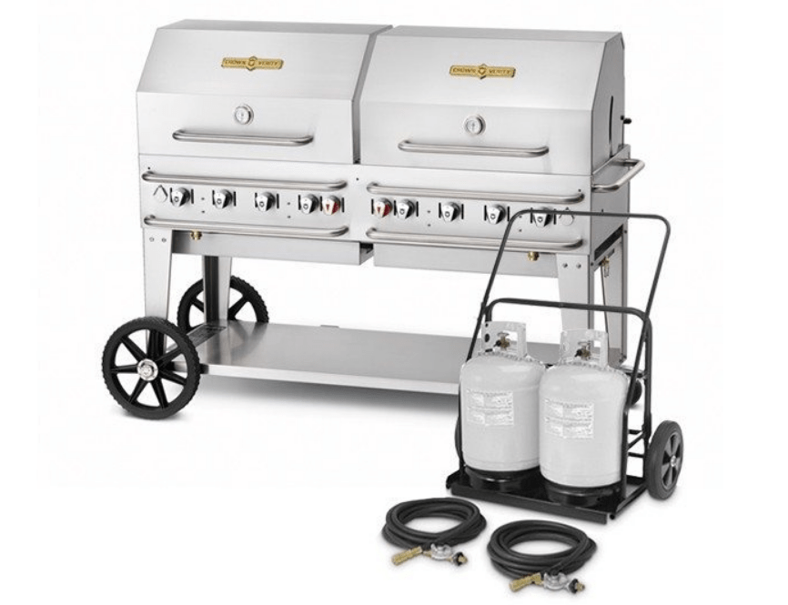 Crown Verity Crown Verity 60" Club Grill RollDome CV-CCB-60RDP Barbecue Finished - Gas