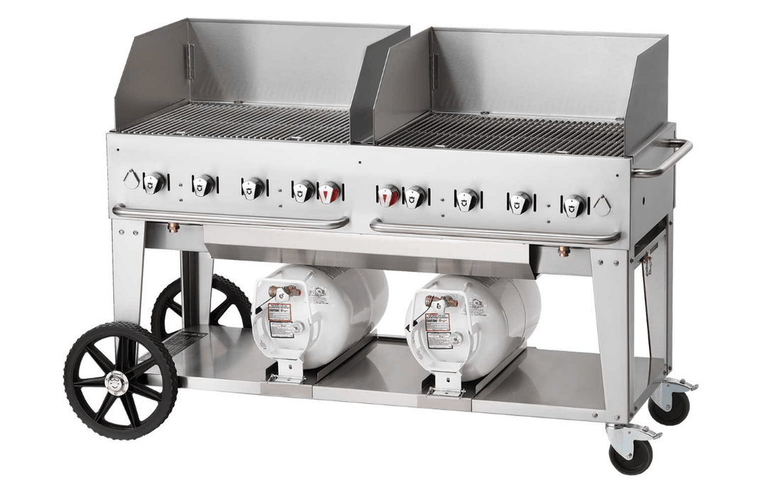 Crown Verity Crown Verity 60" Club Grill Wind Guard CV-CCB-60WGP Barbecue Finished - Gas