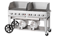 Crown Verity Crown Verity 60" Club Grill Wind Guard CV-CCB-60WGP Barbecue Finished - Gas