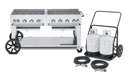 Crown Verity Crown Verity 60" Mobile Club Grill Barbecue Finished - Gas