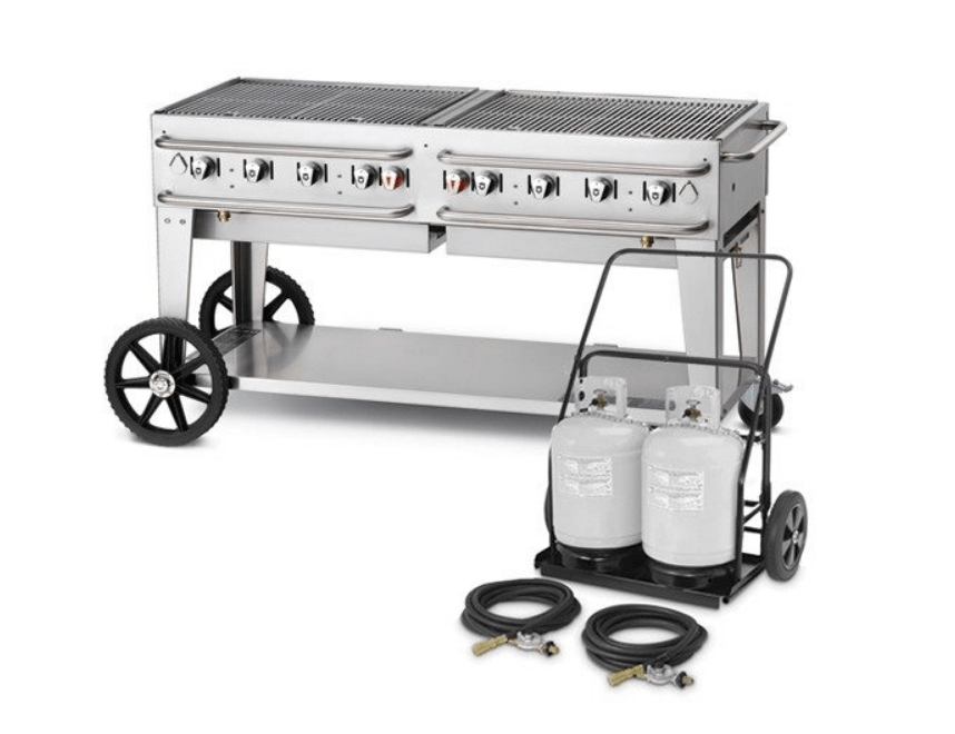 Crown Verity Crown Verity 60" Mobile Club Grill Basic CV-MCC-60 Barbecue Finished - Gas